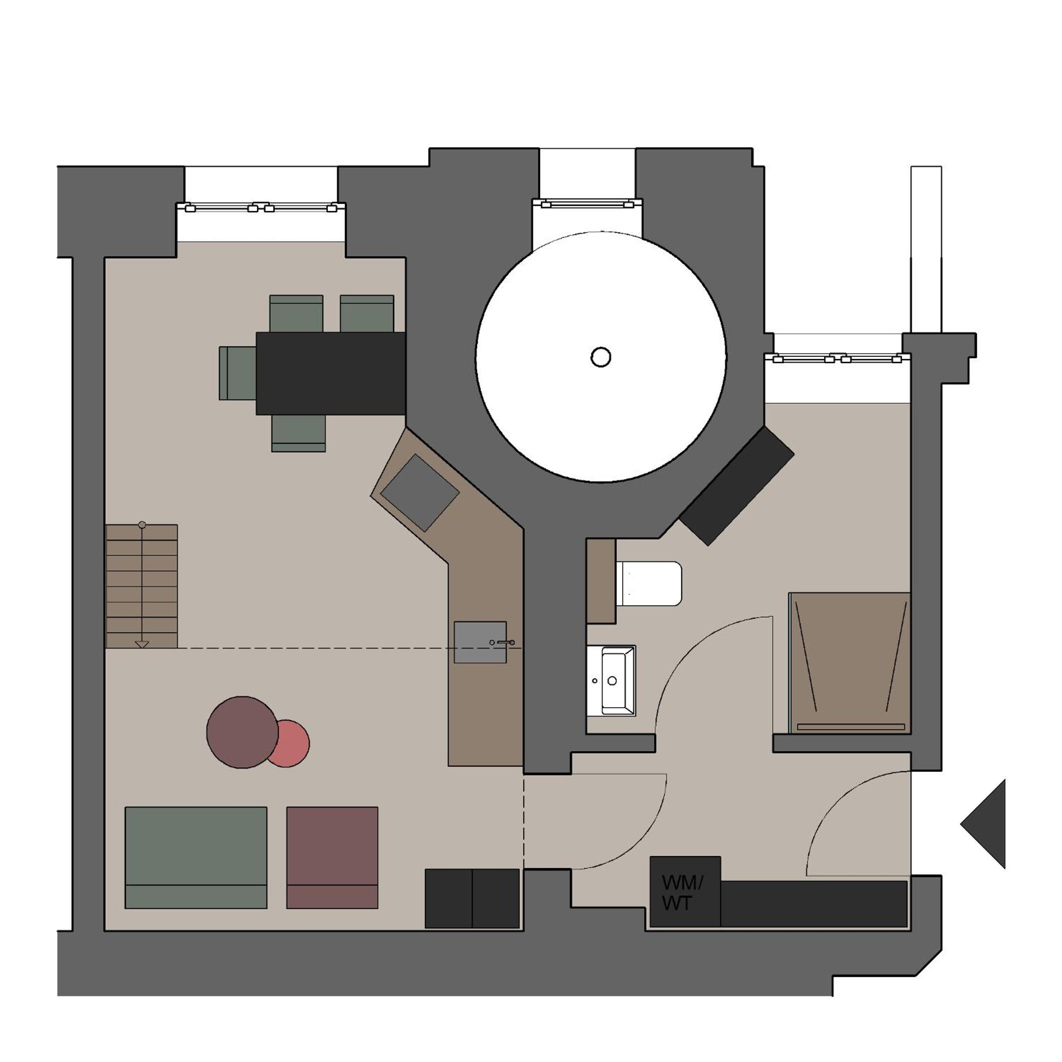 Foto de LoftBrücke, Apartment am Platz der Luftbrücke